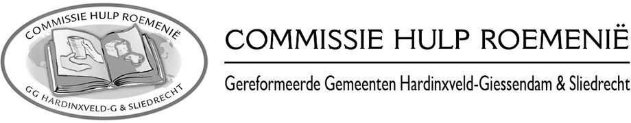 Uitleg van het logo van de Commissie Hulp Roemenië vindt u in de volgende sectie; 'BRON'
